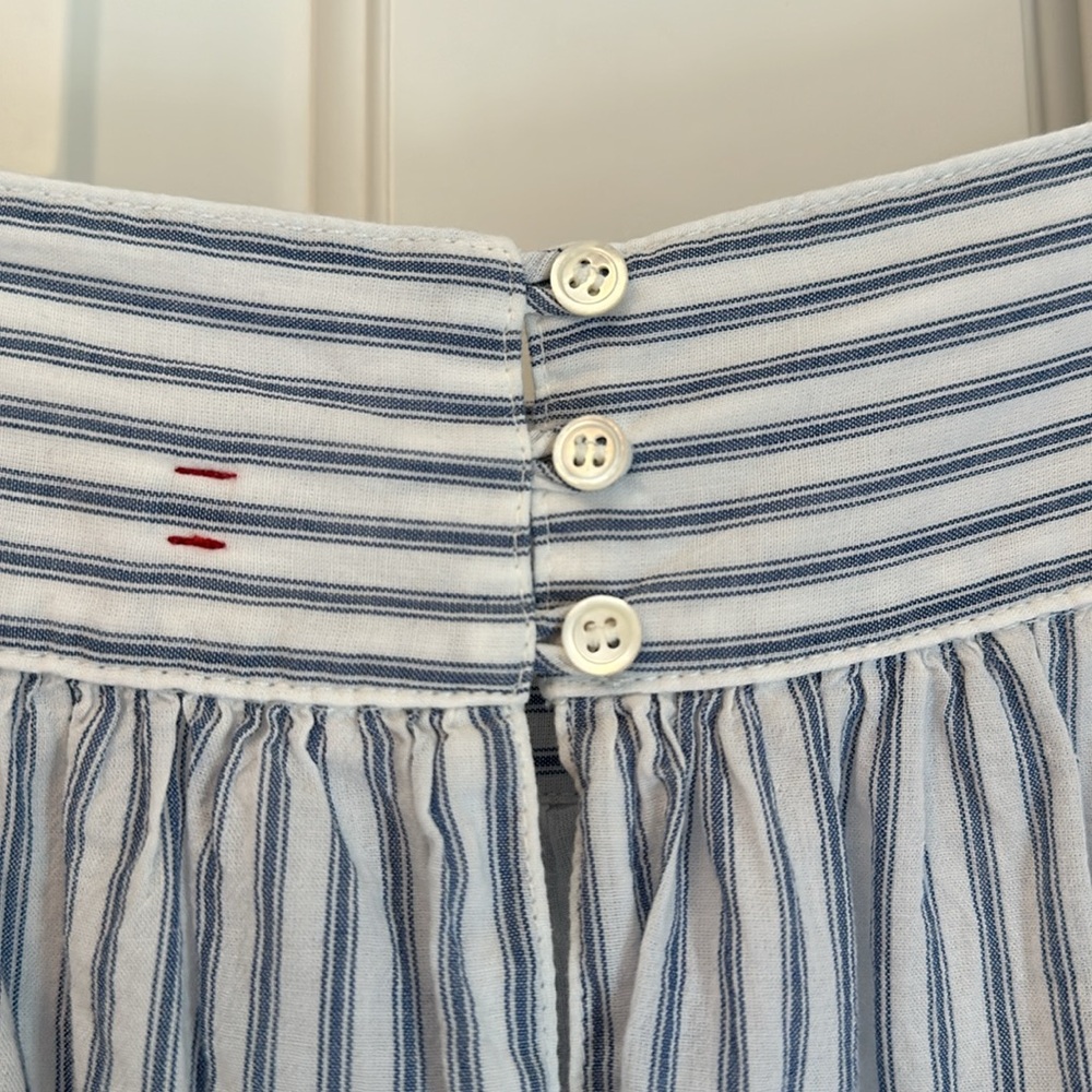 XiRENA Blue and White Striped Midi Dress - Picture 6 of 6